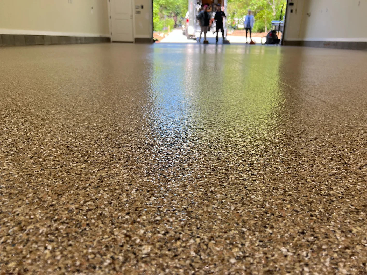 Professional garage floor coating in Raleigh, NC — NC Garage Floors is fully insured and offers financing options for homeowners across the Research Triangle.